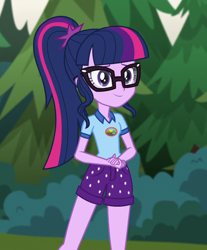 Size: 668x808 | Tagged: safe, imported from derpibooru, screencap, sci-twi, twilight sparkle, equestria girls, legend of everfree, camp everfree outfits, cropped, female, solo