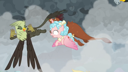 Size: 1920x1080 | Tagged: safe, imported from derpibooru, screencap, cozy glow, alicorn, dragon, griffon, the ending of the end, alicornified, cozycorn, race swap, tongue out