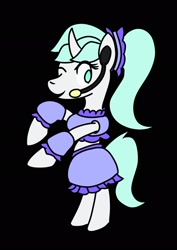 Size: 1448x2048 | Tagged: safe, artist:nine the divine, imported from derpibooru, oc, oc only, oc:nine the divine, pony, unicorn, crossdressing, solo