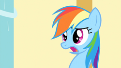 Size: 1280x723 | Tagged: safe, imported from derpibooru, screencap, rainbow dash, pegasus, pony, party of one, female, mare, solo
