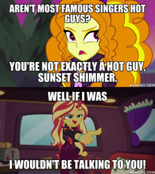 Size: 600x674 | Tagged: safe, edit, edited screencap, imported from derpibooru, screencap, adagio dazzle, sunset shimmer, equestria girls, equestria girls series, sunset's backstage pass!, spoiler:eqg series (season 2), bread, caption, food, geode of empathy, image macro, magical geodes, memeful.com, steven universe, text, toast, toaster