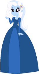 Size: 297x558 | Tagged: safe, artist:sturk-fontaine, imported from derpibooru, trixie, equestria girls, base used, clothes, dress, gown, simple background, the great and elegant trixie, white background