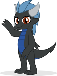 Size: 1280x1686 | Tagged: safe, artist:mlp-trailgrazer, imported from derpibooru, oc, oc only, oc:kenisu, dragon, looking at you, male, simple background, solo, transparent background, vector