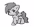 Size: 674x572 | Tagged: safe, artist:zutcha, imported from derpibooru, oc, oc only, oc:staticspark, earth pony, pony, black and white, grayscale, male, monochrome, sketch, solo, stallion