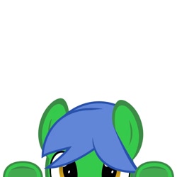 Size: 2000x2000 | Tagged: safe, artist:pankopie, imported from derpibooru, oc, oc only, oc:staticspark, earth pony, pony, blue mane, male, simple background, solo, stallion, white background