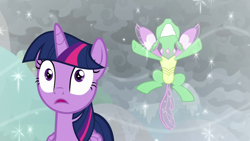 Size: 1280x720 | Tagged: safe, imported from derpibooru, screencap, twilight sparkle, alicorn, changedling, changeling, the ending of the end, bugs doing bug things, twilight sparkle (alicorn)