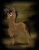 Size: 1496x1920 | Tagged: safe, artist:nebulastar985, imported from derpibooru, oc, oc only, earth pony, pony, unicorn, fanfic:midnight star, abstract background, brown coat, brown fur, brown mane, earth pony oc, horn, male, solo, stallion, unicorn oc, unshorn fetlocks