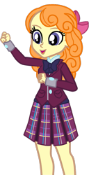 Size: 547x1072 | Tagged: safe, artist:gmaplay, imported from derpibooru, orange sherbette, equestria girls, friendship games, simple background, solo, transparent background