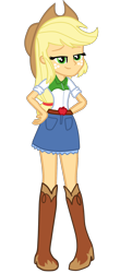 Size: 1002x2273 | Tagged: safe, artist:gmaplay, imported from derpibooru, applejack, dance magic, equestria girls, spoiler:eqg specials, simple background, solo, transparent background