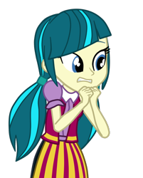 Size: 876x1089 | Tagged: safe, artist:gmaplay, imported from derpibooru, juniper montage, equestria girls, mirror magic, spoiler:eqg specials, cute, junibetes, missing accessory, simple background, solo, transparent background