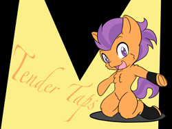 Size: 4032x3024 | Tagged: safe, artist:larrykitty, artist:php156, imported from derpibooru, tender taps, earth pony, pony, semi-anthro, chest fluff, colt, fluffy, male, shoulder fluff, wallpaper