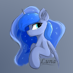 Size: 1539x1531 | Tagged: safe, artist:d.w.h.cn, imported from derpibooru, princess luna, alicorn, pony, female, mare, solo