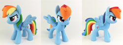 Size: 5184x1920 | Tagged: safe, artist:sparkle257, imported from derpibooru, rainbow dash, pony, figurine, irl, photo, solo