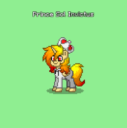 Size: 495x498 | Tagged: safe, imported from derpibooru, oc, oc:prince sol invictus, pony, fire, male, solar, sun