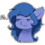 Size: 512x512 | Tagged: safe, artist:tokokami, imported from derpibooru, oc, oc only, oc:shadow blue, pony, cute, female, simple background, solo, sticker, transparent background