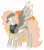 Size: 3277x3756 | Tagged: safe, artist:crazysketch101, imported from derpibooru, oc, pegasus, pony, circle background, fancy, solo