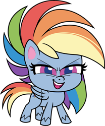 Size: 4970x5980 | Tagged: safe, artist:cirillaq, imported from derpibooru, rainbow dash, pegasus, pony, my little pony: pony life, the best of the worst, spoiler:pony life s01e02, absurd resolution, female, g4.5, mare, simple background, solo, transparent background, vector