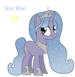 Size: 1212x1247 | Tagged: safe, artist:hate-love12, imported from derpibooru, oc, oc only, oc:star rise, pony, unicorn, crown, female, jewelry, mare, regalia, simple background, solo, transparent background