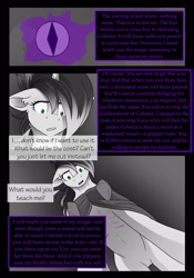 Size: 1600x2291 | Tagged: safe, artist:tillie-tmb, imported from derpibooru, oc, oc:tempest, pony, comic:the amulet of shades, comic, dark magic, magic, solo