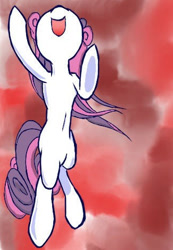 Size: 325x470 | Tagged: safe, alternate version, artist:1jet10, artist:jetn-in-dark, imported from derpibooru, sweetie belle, pony, unicorn, female, jumping, open mouth, solo