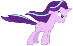 Size: 8353x5310 | Tagged: safe, artist:famousmari5, imported from derpibooru, starlight glimmer, pony, unicorn, shadow play, absurd resolution, cutie mark, female, grin, mare, simple background, smiling, solo, transparent background, vector, windswept mane