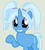 Size: 641x713 | Tagged: safe, artist:flowerneedsherpotato, artist:jadeharmony, artist:jadethepegasus, imported from derpibooru, trixie, pony, unicorn, alternate hairstyle, babysitter trixie, base used, clothes, cute, diatrixes, female, gray background, grin, hoodie, mare, pigtails, raised hoof, simple background, smiling, solo