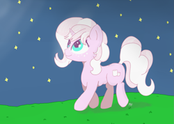 Size: 1273x905 | Tagged: safe, artist:marshmallowfluff, imported from derpibooru, oc, oc only, oc:marshmallow fluff, pony, unicorn, solo