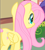 Size: 522x584 | Tagged: safe, imported from derpibooru, screencap, fluttershy, pegasus, pony, party of one, butt, cropped, female, mare, plot, smiling