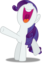 Size: 2013x2979 | Tagged: safe, artist:dashiesparkle, imported from derpibooru, rarity, pony, unicorn, rarity takes manehattan, .svg available, generosity song, nose in the air, open mouth, raised leg, simple background, solo, transparent background, uvula, vector, volumetric mouth