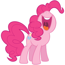 Size: 2449x2449 | Tagged: safe, artist:janocota, imported from derpibooru, pinkie pie, pony, spike at your service, nose in the air, simple background, solo, transparent background, vector