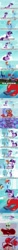 Size: 500x6951 | Tagged: safe, artist:rarityvrymercollectiveoriginals, artist:rarityvrymerzhmusic, editor:rarity vrymer collective, imported from derpibooru, rainbow dash, twilight sparkle, alicorn, crab, fish, pegasus, testing testing 1-2-3, appointment tv, born again krabs, incidental 40 (spongebob), krabby patty creature feature, mr. krabs, multicolored hair, multicolored mane, multicolored tail, remote, spongebob squarepants, spongebob time card, squeaky boots, tail, twilight sparkle (alicorn)