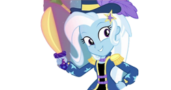 Size: 1228x650 | Tagged: source needed, useless source url, safe, artist:f-4phantombrony, edit, edited screencap, imported from derpibooru, screencap, trixie, equestria girls, spring breakdown, background removed, black tank top, not a vector, simple background, solo, transparent background, vector
