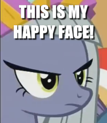 Size: 311x356 | Tagged: safe, edit, edited screencap, imported from derpibooru, screencap, limestone pie, pony, best gift ever, caption, cropped, image macro, solo, text