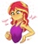 Size: 2810x3200 | Tagged: safe, artist:maren, imported from derpibooru, sunset shimmer, equestria girls, adorasexy, blushing, boob boop, boob poke, breasts, bust, clothes, cute, delicious flat chest, female, implied breast expansion, nervous, puberty, sexy, shimmerbetes, shirt, simple background, solo, squishy, sunflat shimmer, text, touch, white background, younger