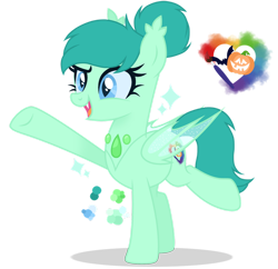 Size: 1280x1239 | Tagged: safe, artist:magicuniclaws, imported from derpibooru, oc, oc only, oc:pandora jinx, changepony, hybrid, pony, bat wings, female, simple background, solo, transparent background, wings