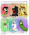 Size: 3000x3582 | Tagged: safe, artist:reverompa, imported from derpibooru, princess celestia, alicorn, anthro, human, pony, six fanarts, anthro with ponies, avatar the last airbender, bust, buttercup (powerpuff girls), crossover, female, grin, jewelry, male, mare, momo, no face, open mouth, peytral, pickle rick, ratchet, ratchet and clank, rick and morty, smiling, spirited away, the powerpuff girls, tiara, upside down, winged lemur