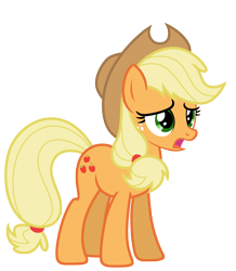 Size: 5895x6750 | Tagged: safe, artist:estories, imported from derpibooru, applejack, pony, absurd resolution, hat, simple background, solo, transparent background, vector