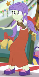 Size: 297x579 | Tagged: safe, imported from derpibooru, screencap, starlight, starshine, equestria girls, equestria girls series, holidays unwrapped, spoiler:eqg series (season 2), background human, clothes, dashing through the mall, long skirt, skirt, solo