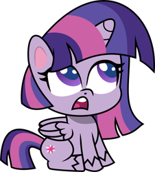 Size: 7270x8036 | Tagged: safe, artist:thatusualguy06, twilight sparkle, alicorn, pony, my little pony: pony life, spoiler:pony life s01e29, .svg available, absurd resolution, female, looking up, mare, open mouth, simple background, solo, transparent background, twilight sparkle (alicorn), vector, zound off