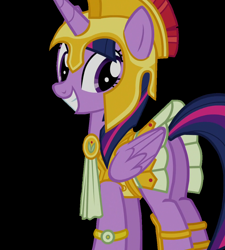 Size: 970x1078 | Tagged: safe, artist:twilyisbestpone, derpibooru exclusive, edit, edited screencap, imported from derpibooru, screencap, twilight sparkle, alicorn, pony, scare master, adorasexy, armor, athena sparkle, black background, butt, clothes, costume, cute, female, halloween, helmet, holiday, looking back, mare, nightmare night, nightmare night costume, plot, sexy, simple background, skirt, smiling, solo, stupid sexy twilight, technically an upskirt shot, twiabetes, twibutt, twilight sparkle (alicorn), upskirt
