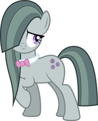 Size: 4648x5763 | Tagged: safe, artist:chrzanek97, edit, imported from derpibooru, vector edit, marble pie, earth pony, pony, hearthbreakers, absurd resolution, bowtie, edited vector, implied octavia, simple background, solo, transparent background