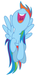 Size: 1731x3465 | Tagged: safe, artist:estories, imported from derpibooru, rainbow dash, pegasus, pony, female, mare, nose in the air, open mouth, simple background, solo, transparent background, uvula, vector, volumetric mouth
