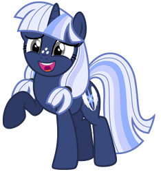 Size: 5977x6373 | Tagged: safe, artist:estories, imported from derpibooru, oc, oc only, oc:silverlay, original species, pony, unicorn, absurd resolution, female, mare, raised hoof, simple background, solo, transparent background, umbra pony, uvula, vector