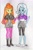 Size: 1616x2422 | Tagged: safe, artist:fude-chan-art, imported from derpibooru, adagio dazzle, trixie, equestria girls, abomination track, amity blight, clothes, clothes swap, duo, duo female, female, lesbian, lumity, luz noceda, school uniform, shipping, the owl house, triagio