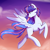 Size: 2480x2480 | Tagged: safe, artist:maeveadair, artist:yoonergetic, imported from derpibooru, oc, pegasus, pony, dawn, female, flying, head turn, mare, turned head, wings