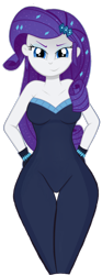 Size: 1870x5016 | Tagged: safe, artist:danielitamlp, edit, imported from derpibooru, rarity, equestria girls, equestria girls series, the other side, background removed, hand on hip, hands on hip, hips, looking at you, simple background, smiling, smirk, solo, transparent background, unitard