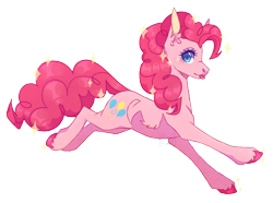 Size: 852x633 | Tagged: safe, artist:lunawolf28, artist:luuny-luna, imported from derpibooru, pinkie pie, earth pony, pony, simple background, solo, tongue out, transparent background