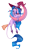 Size: 740x1246 | Tagged: safe, artist:lunawolf28, artist:luuny-luna, imported from derpibooru, oc, oc only, pony, blood, commission, crescent moon, female, hat, mare, moon, simple background, solo, tangible heavenly object, transparent background, transparent moon, witch hat, ych result