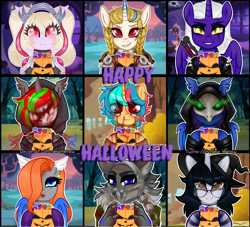 Size: 4721x4295 | Tagged: safe, artist:betavirus, artist:nekomellow, imported from derpibooru, oc, pony, clothes, costume, halloween, halloween costume, holiday