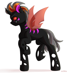 Size: 4000x4320 | Tagged: safe, artist:ev04ka, artist:ev04kaa, imported from derpibooru, oc, oc only, changeling, pony, rcf community, simple background, solo, white background